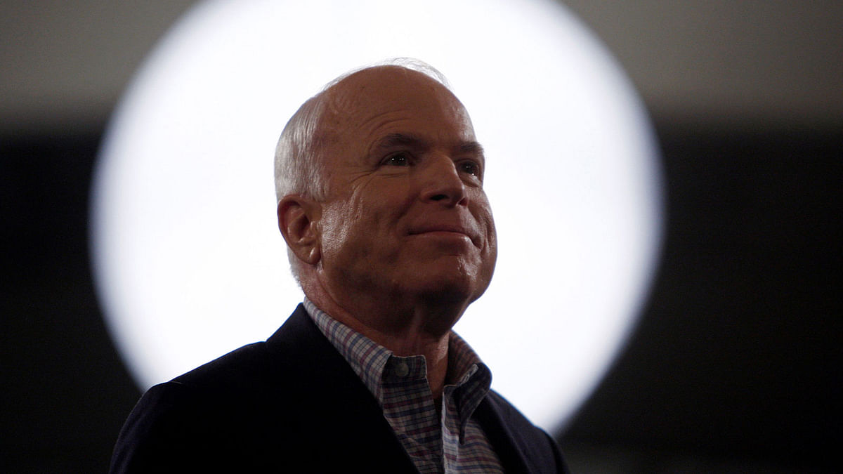 Sen John McCain. Photo: Reuters