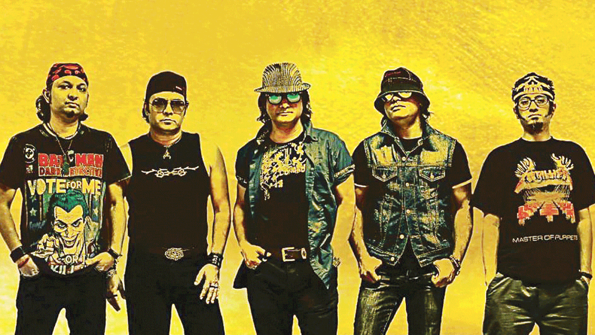 members of Bangla rock band Miles. Photo: Prothom Alo