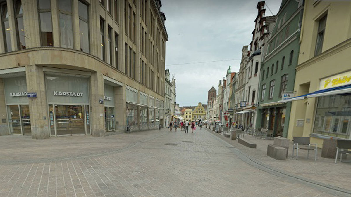 A screen-grab from Google street view, Wismar city of Germany.