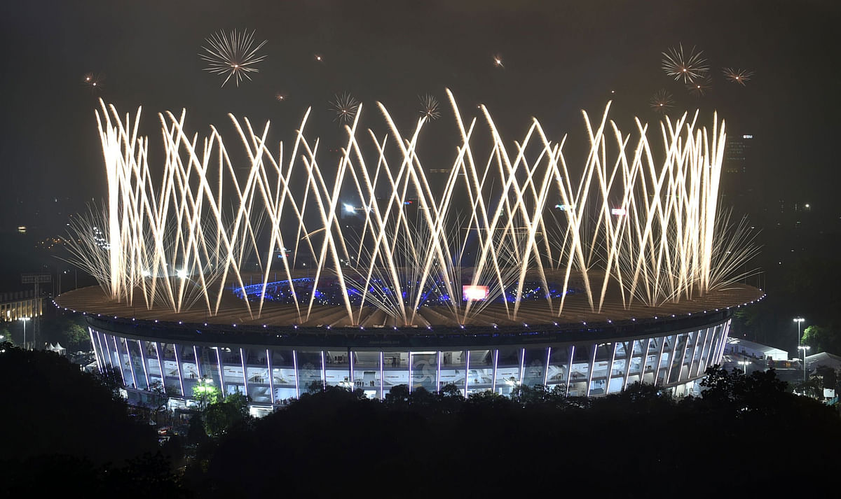 Artists perform during the Closing Ceremony. Photo: Reuters