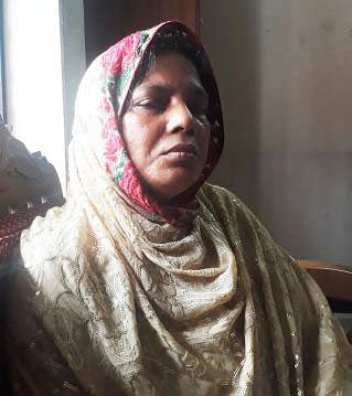 Marufa Begum, wife of slain businessman Yunus Hawladar