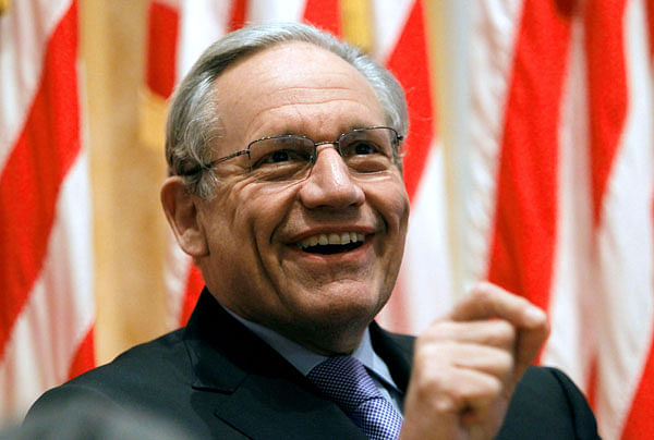 Bob Woodward, a former Washington Post reporter, discusses about the Watergate Hotel burglary and stories for the Post at the Richard Nixon Presidential Library in Yorba Linda, California on 18 April, 2011. Photo: Reuters