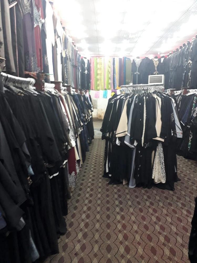 Shops selling abayas in Balad. — SG photo