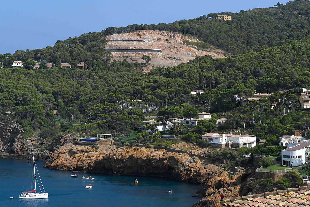 A picture shows S`Antiga in Begur in Costa Brava on 28 August 2018. Photo: AFP