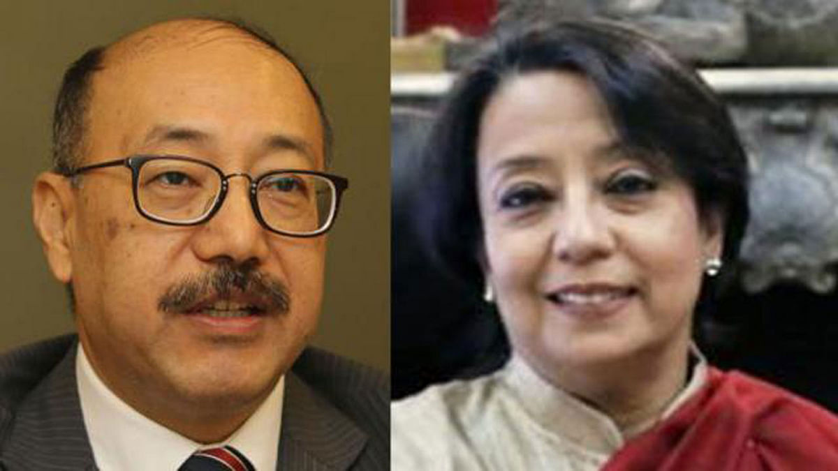 Riva Ganguly (R) is likely to replace Harsh Vardhan Shringla as India’s High Commissioner to Bangladesh.