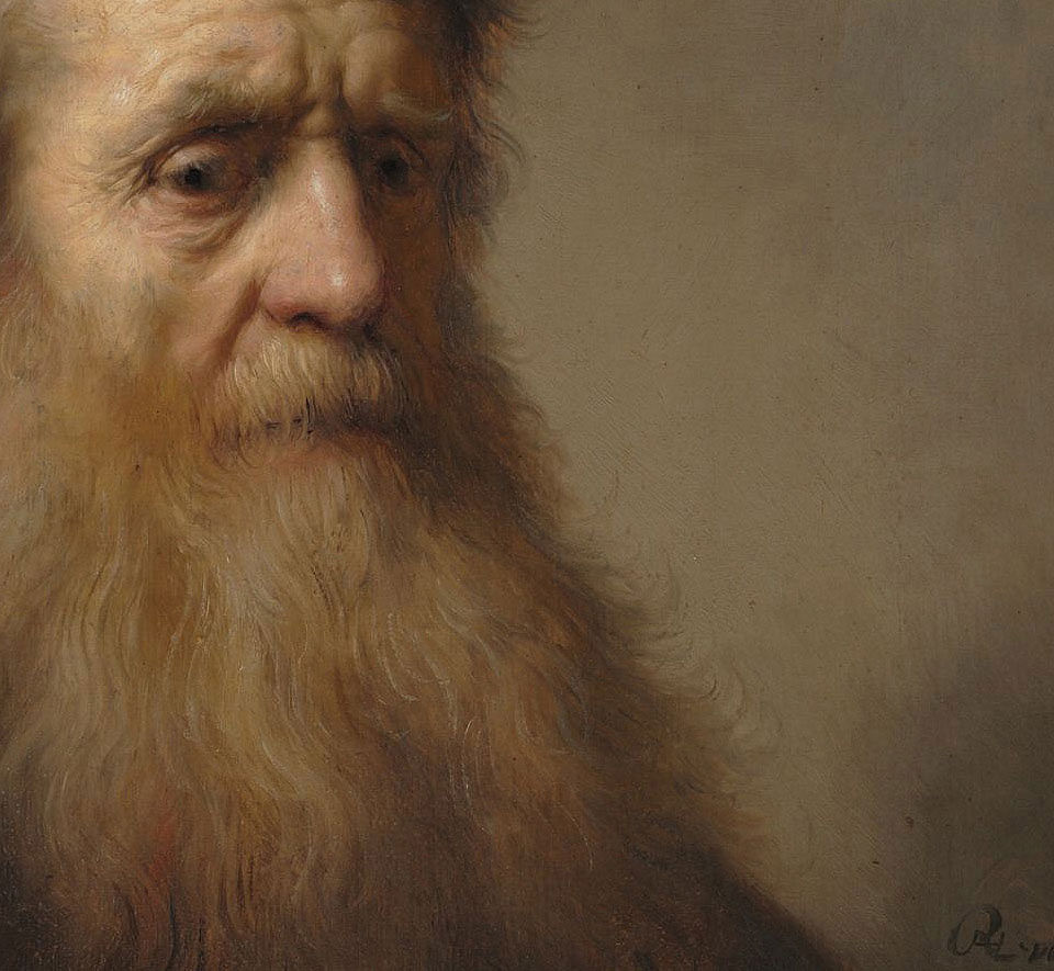 Portrait of an old man by Rembrandt