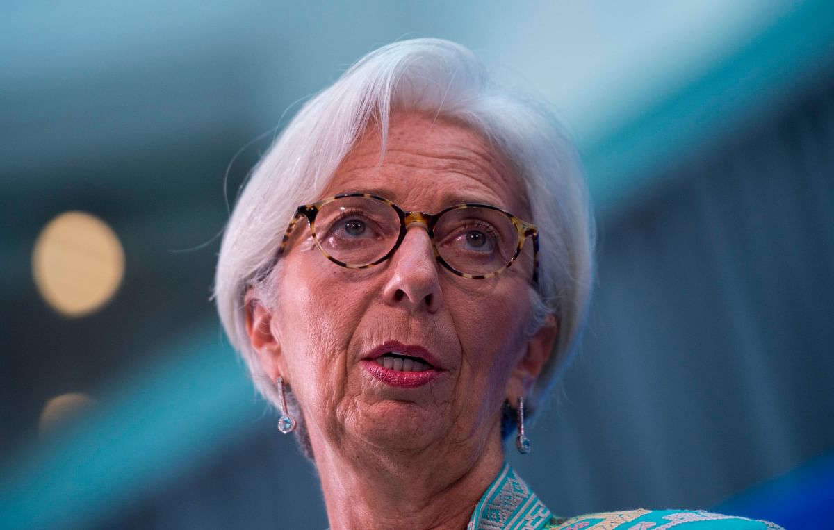 The International Monetary Fund (IMF) managing director, Christine Lagarde speaks during opening remarks for the upcoming 2018 General IMF Meetings in Washington, DC on 1 October 2018. Photo: AFP