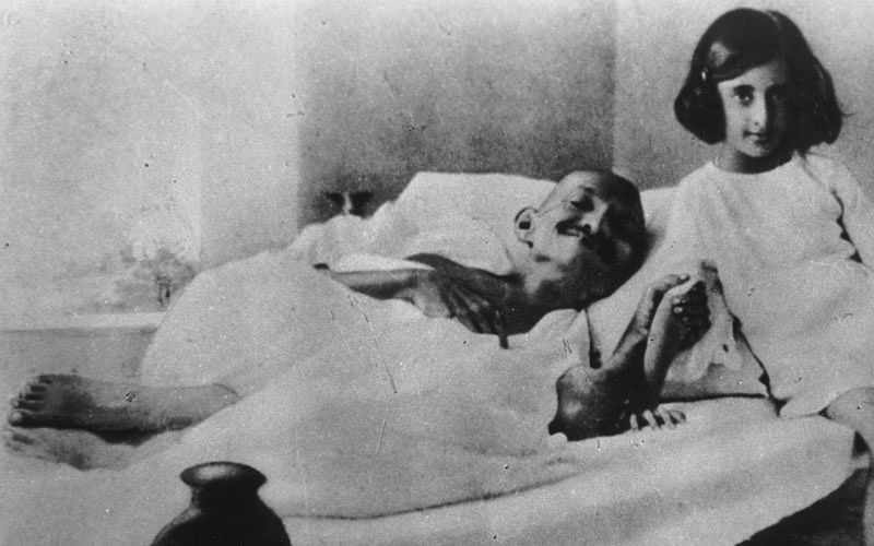 Mahatma Gandhi and Indira Gandhi. Photo: Collected