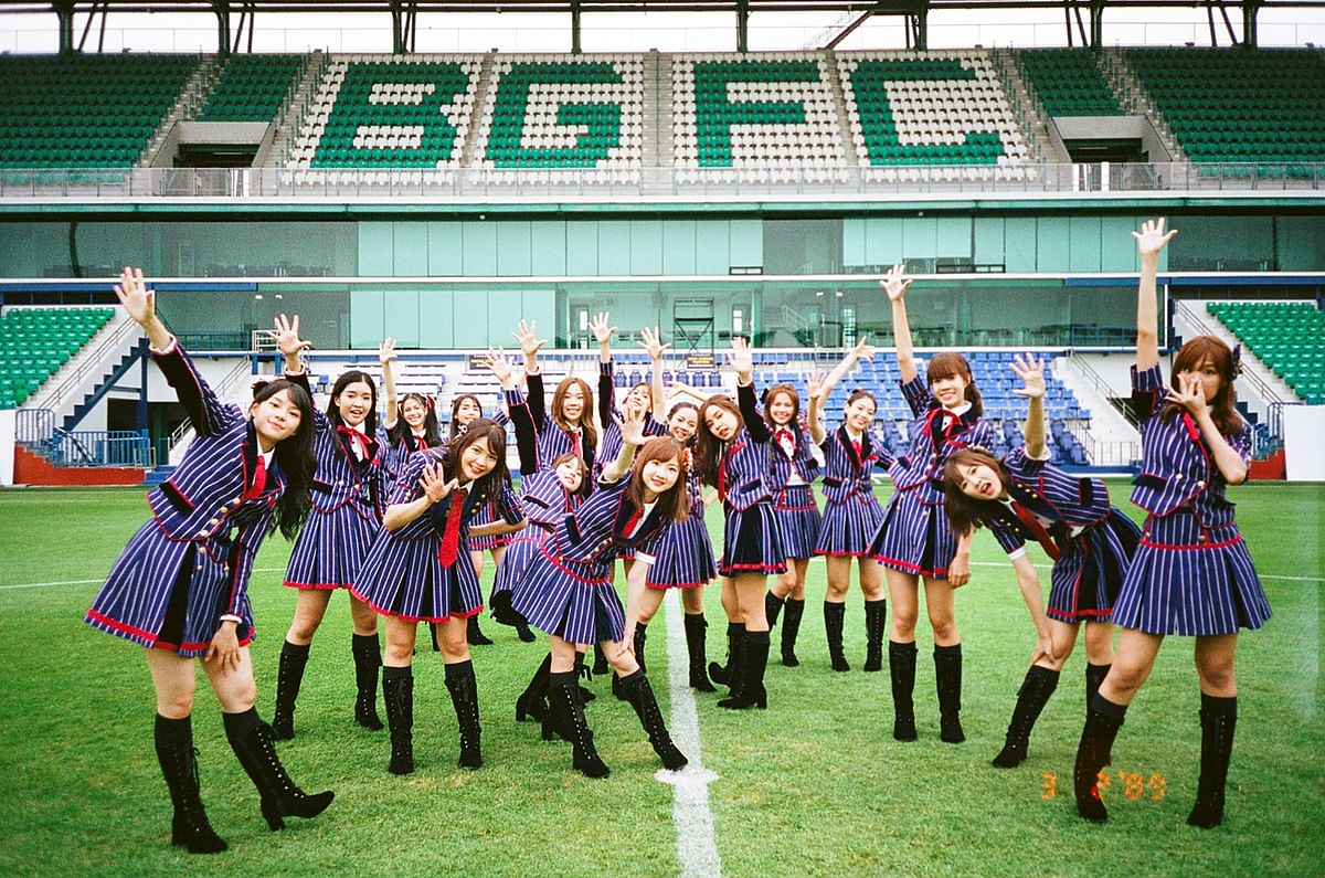 This undated handout photo obtained from the Busan International Film Festival (BIFF) on 9 October 2018 shows a scene from Thai film `BNK48: Girls Don`t Cry`. Photo: AFP