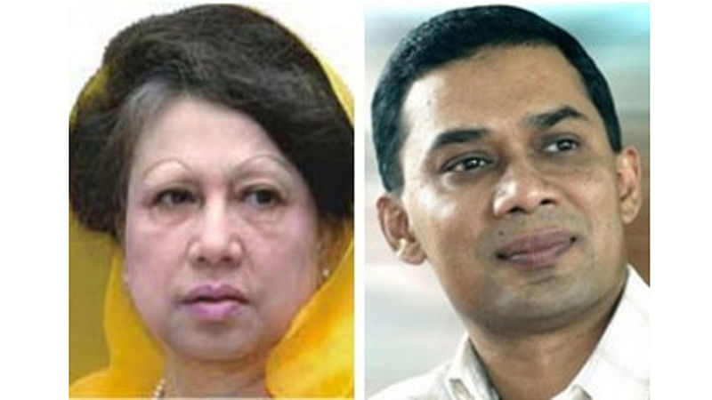 Khaleda Zia and Tarique Rahman