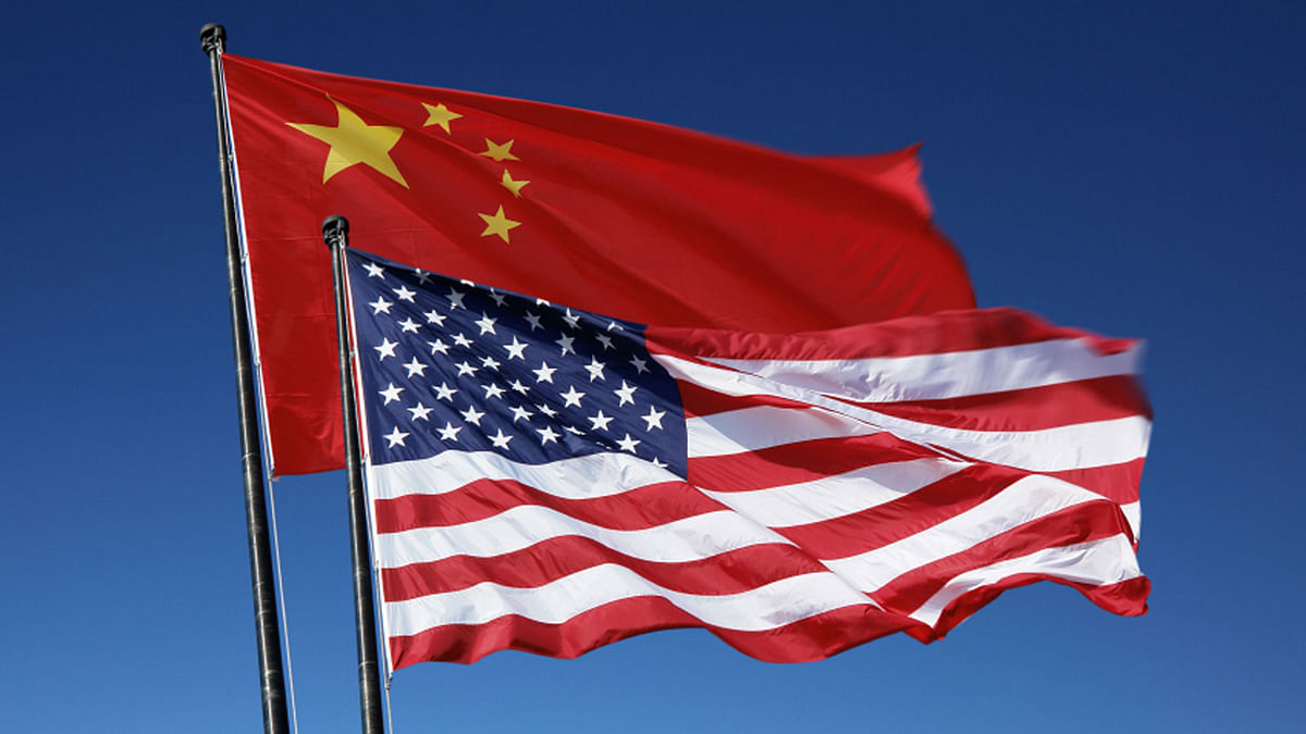 China USA Flag
