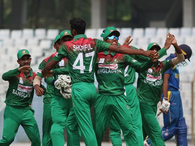 Bangladesh Under-19 players. Prothom Alo file photo
