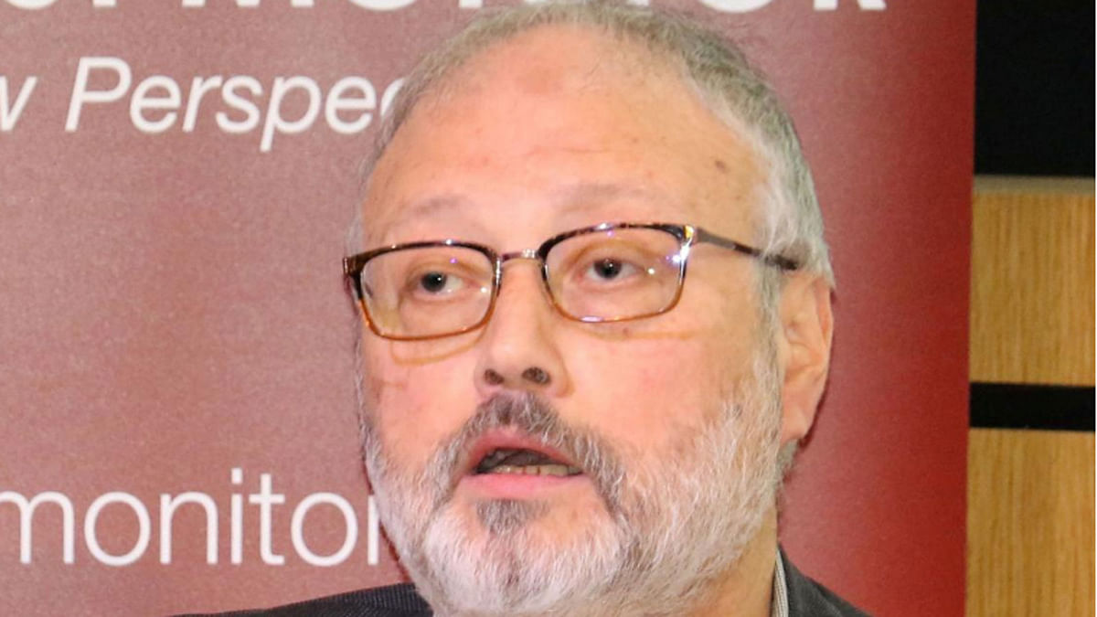 Saudi dissident Jamal Khashoggi speaks at an event hosted by Middle East Monitor in London, Britain, on 29 September 2018. -- Photo: Reuters