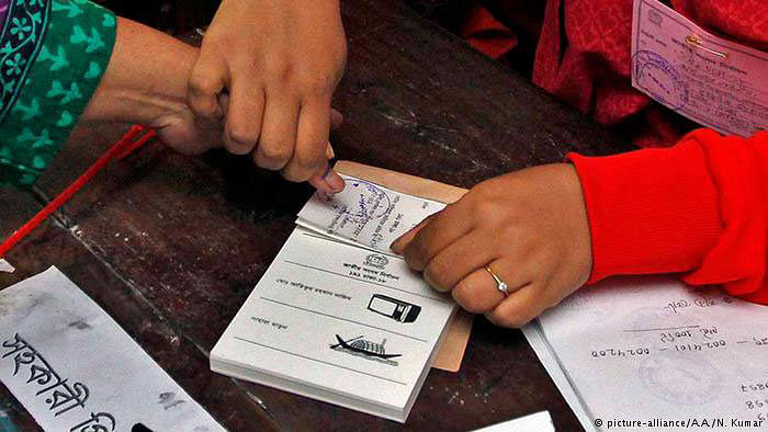 A scene of casting vote in general elections in Bangladesh – Representational image by DW