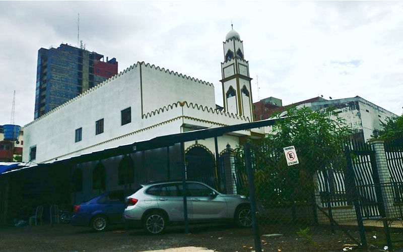 A mosque in Ciudad del Este, Paraguay. It serves both the Bangladeshis in the city and across the border in Brazil. It also works as a community centre where poeple organise different social events as well. Photo: Writer
