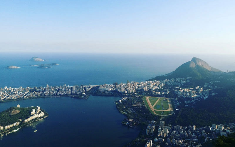 The photo shows sea by the Rio de Janeiro, Brazil. Photo: Writer