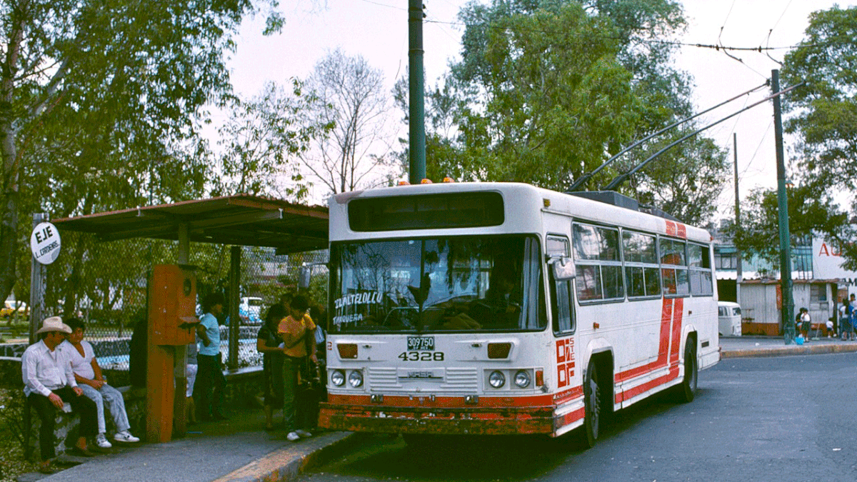 A bus in the Mexico City. Photo: Collected
