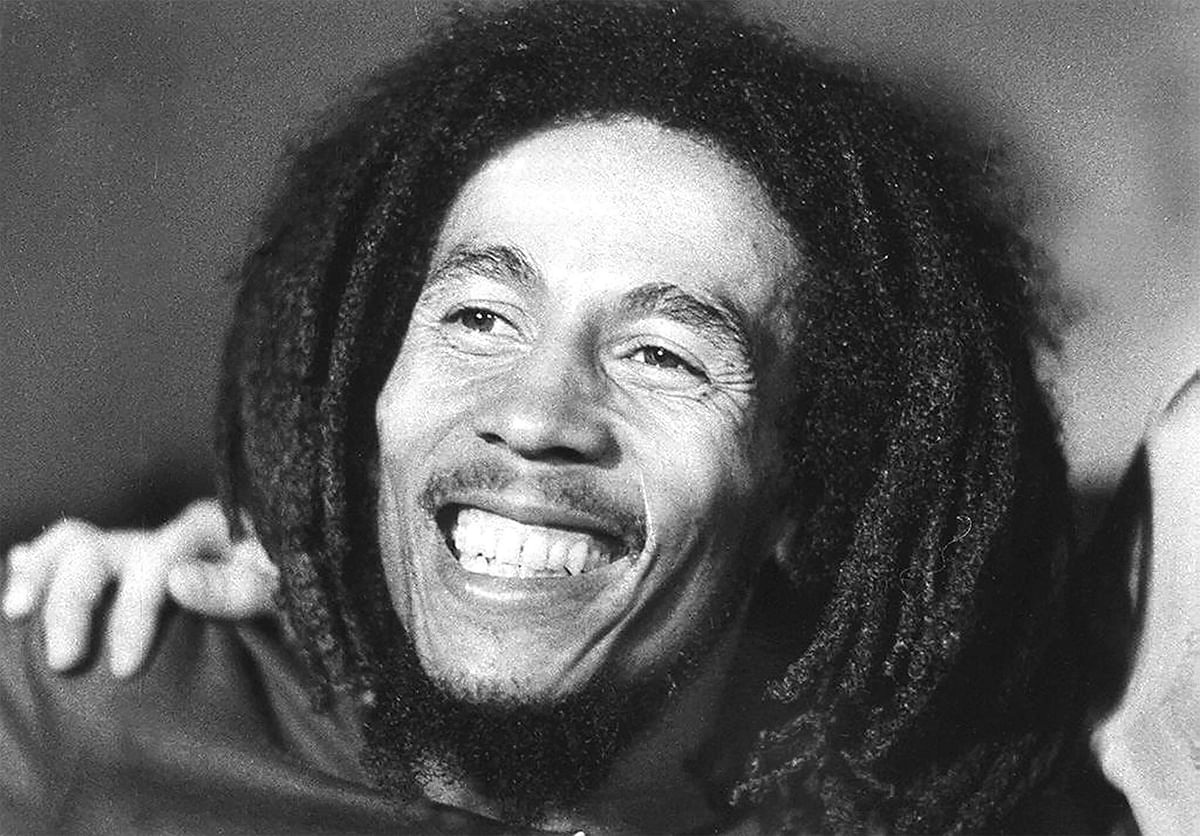 This file photo taken on 1 January, 1976 shows Jamaican reggae star Bob Marley. Photo: AFP