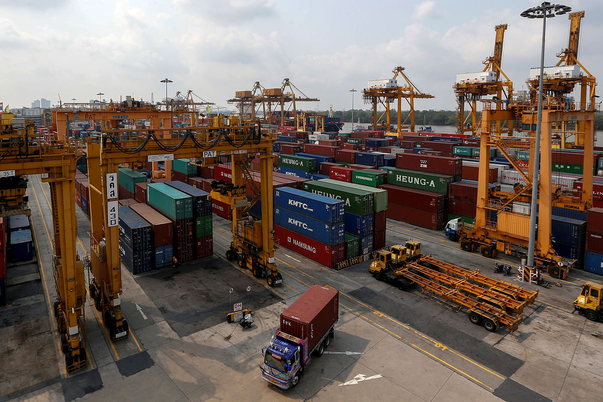 A view of the Port of Bangkok, Thailand. Photo: Reuters