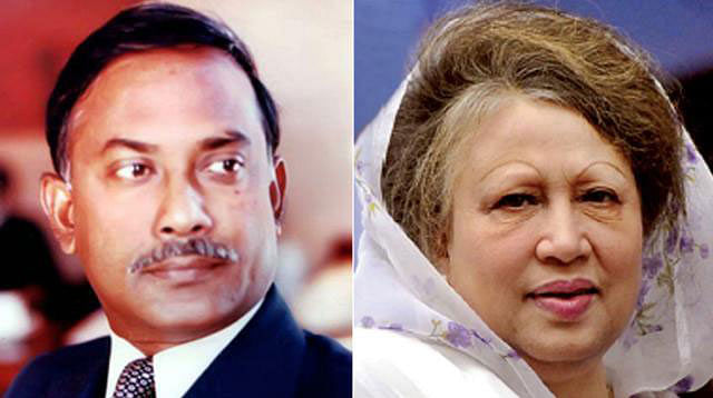 Ziaur Rahman & Khaleda Zia