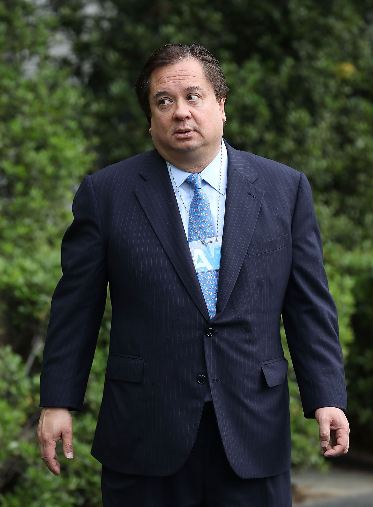This 17 April 2017 file photo shows George T. Conway III, husband of White House Counselor to the President Kellyanne Conway, attending the 139th Easter Egg Roll on the South Lawn of the White House in Washington, DC. Photo: AFP