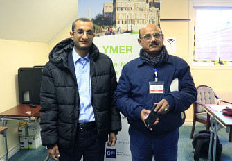 Huthi representative Salim al-Moughaless (L) and Yemeni economist and government representative Ahmed Ghaleb (R) shake hands during the first Yemen peace talks since 2016, on 10 December 2018 in the Swedish rural town of Rimbo. A mass prisoner swap between Yemeni rebels and the government, a key issue at UN-brokered peace talks in Sweden, has been finalised, both sides said today. Brokered by UN special envoy Martin Griffiths earlier this month, it is one of the main points at talks between the government and Huthi rebels in Sweden this week. Photo: Photo