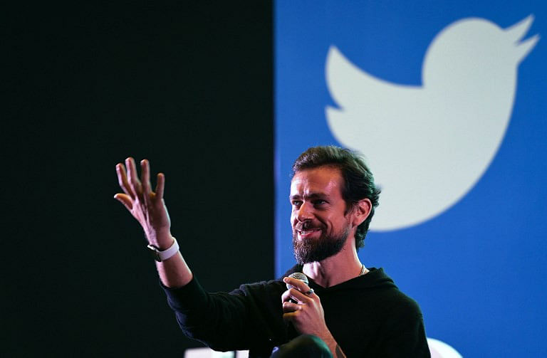 Twitter CEO and co-founder Jack Dorsey gestures while interacting with students at the Indian Institute of Technology (IIT) in New Delhi on 12 November 2018. Dorsey hosted a town hall meeting with university students on his visit to the Indian capital New Delhi. Photo: AFP