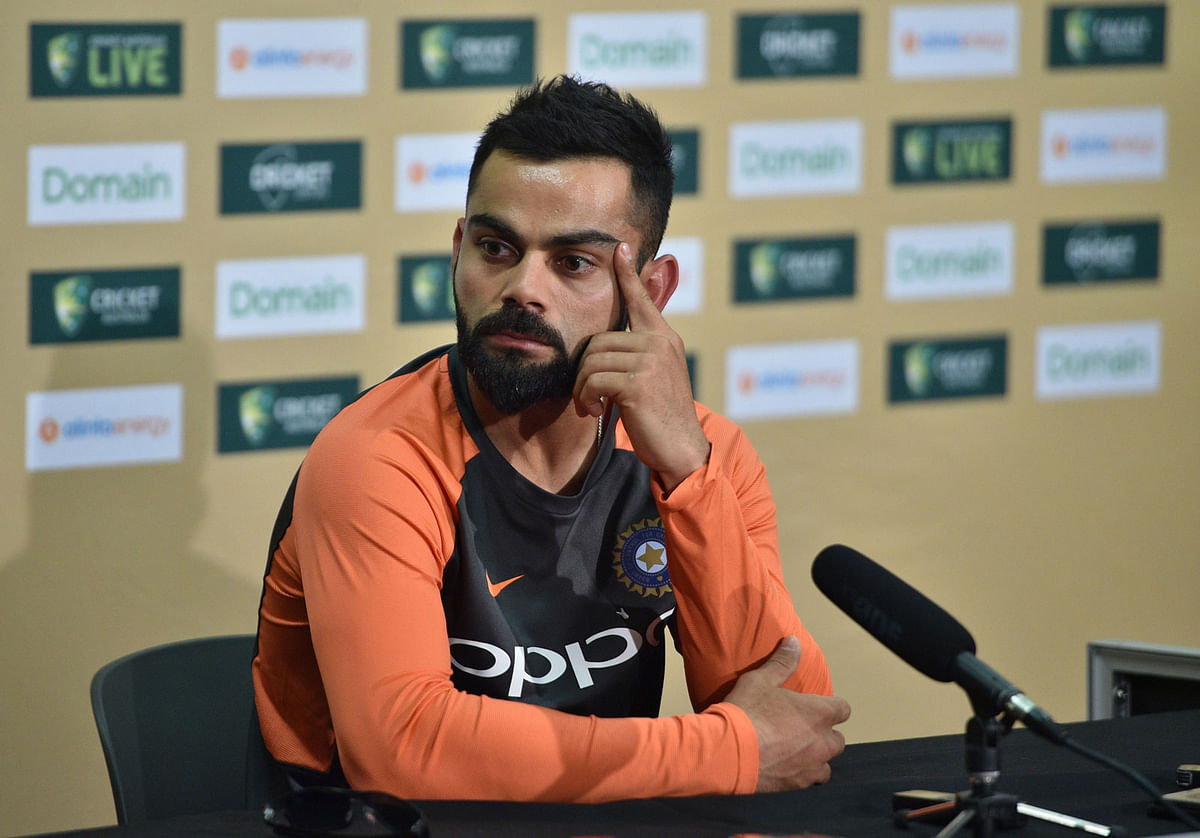 India cricket captain Virat Kohli attends a press conference ahead of the first Test at the Adelaide Oval in Adelaide on December 5, 2018. AFP