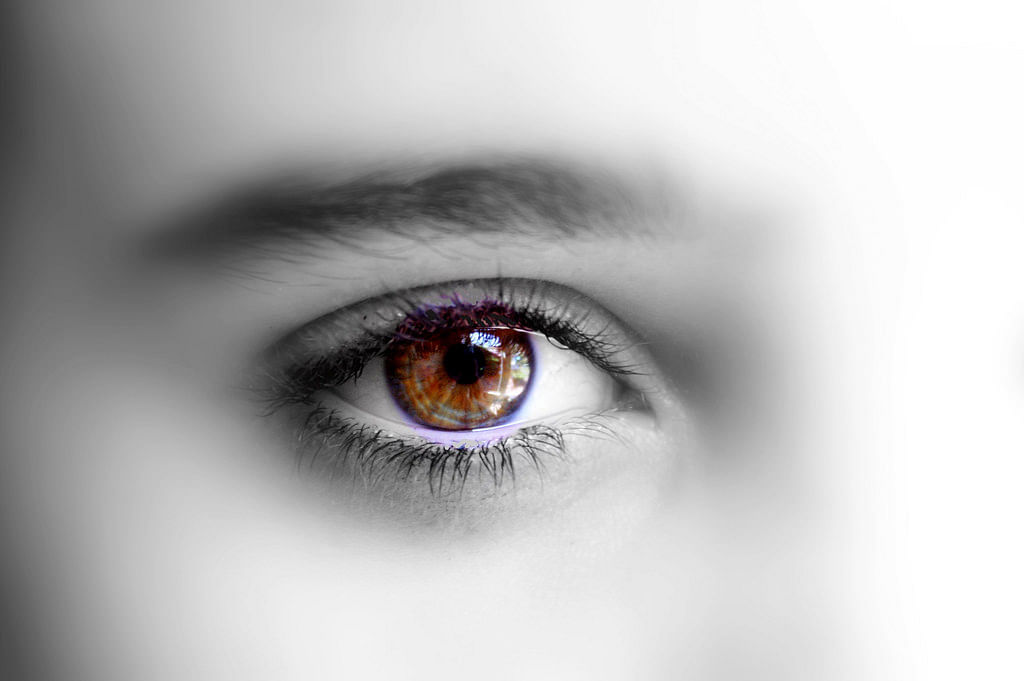 One’s eyes can signal one’s mental stress level. Photo: Collected