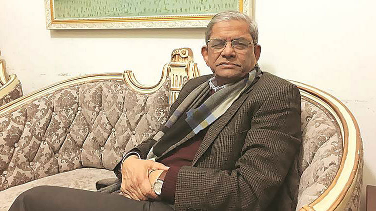 Mirza Fakhrul Islam Alamgir is the face of the BNP in the absence of jailed party chief Khaleda Zia, and her son Tarique, living in London. Photo: The Indian Express