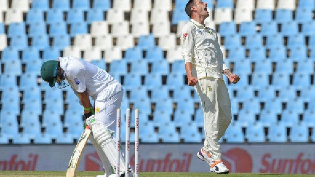 South African captain Faf du Plessis said on Wednesday that fast bowler Duanne Olivier would be used in an `enforcer` role as part of a pace barrage in the second Test against Pakistan South African captain Faf du Plessis said on Wednesday that fast bowler Duanne Olivier would be used in an `enforcer` role as part of a pace barrage in the second Test against Pakistan. File photo: AFP