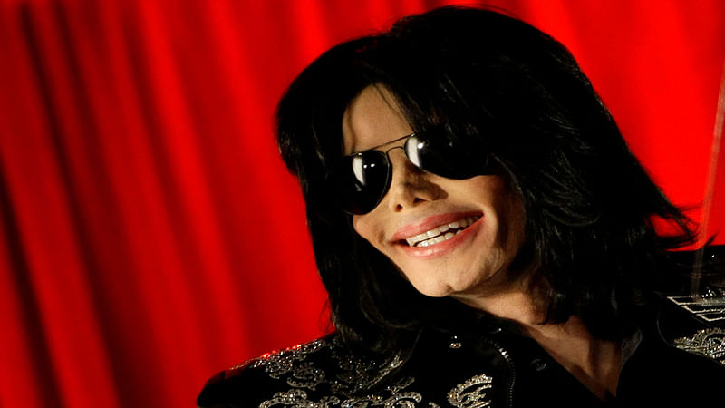 US pop star Michael Jackson gestures during a news conference at the O2 Arena in London on 5 March 2009. Photo: Reuters