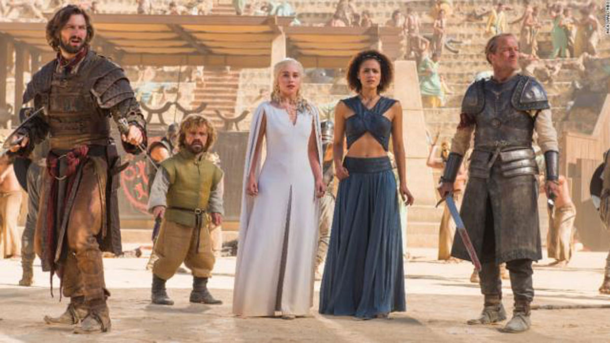 A scene from `Game of Thrones`. Photo: Collected