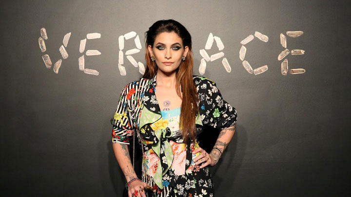 Actress Paris Jackson poses for a photo before attending the Versace presentation in New York, on 2 December 2018. -- PhotoL Reuters
