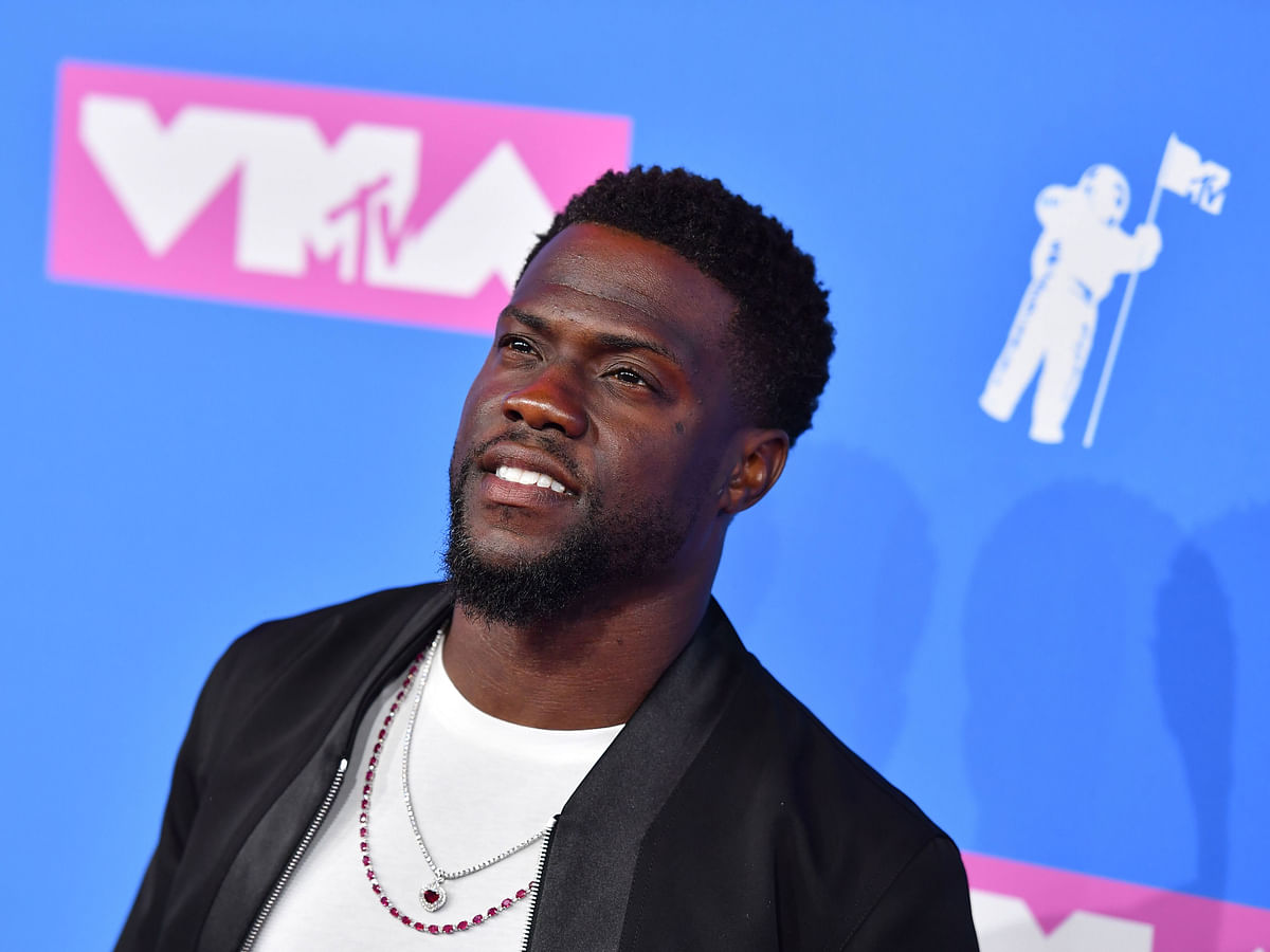 In this file photo taken on 20 August 2018, US actor/comedian Kevin Hart attends the 2018 MTV Video Music Awards at Radio City Music Hall on in New York City. Photo: AFP
