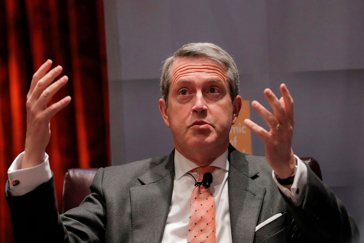 Federal Reserve vice chairman for Supervision Randal Quarles addresses the Economic Club of New York in New York City, US, on 18 October 2018. Reuters File Photo