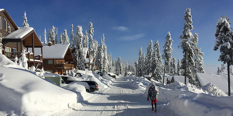 An area covered in snow in Canada. Photo: Collected