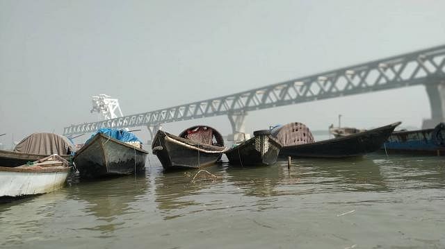 Part of the Padma bridge. Photo-Prothom Alo