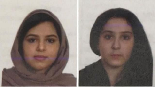 Rotana Farea, 22, and her sister Tala, 16, are found beside the Hudson River in late October. Photo: Collected