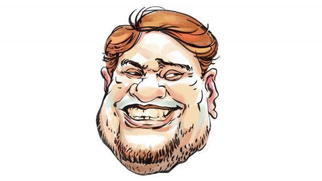 A caricature of Abdur Rahman Badi. Prothom Alo File Photo