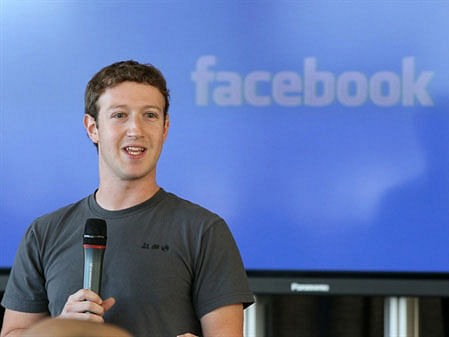 Facebook co-founder and chief Mark Zuckerberg. Photo: AFP