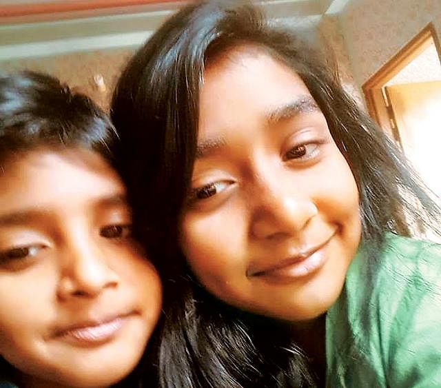 Afsar (L) and Afifa, two children who were killed as a reckless truck ran over them at Dakshin Keraniganj on Monday. Photo: Collected
