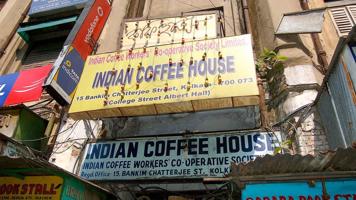 The entrance of the Indian Coffee House. Photo: Farjana Liakat