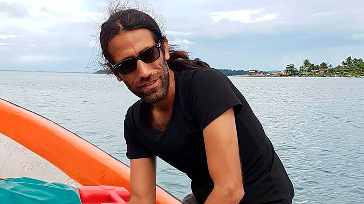 An undated and unplaced photo released by The Wheeler Centre on 2 February 2019, shows Behrouz Boochani, a Kurd who has been held on PNG`s Manus Island since 2013, and was awarded the Victorian Prize for Literature on 31 January. Photo: AFP