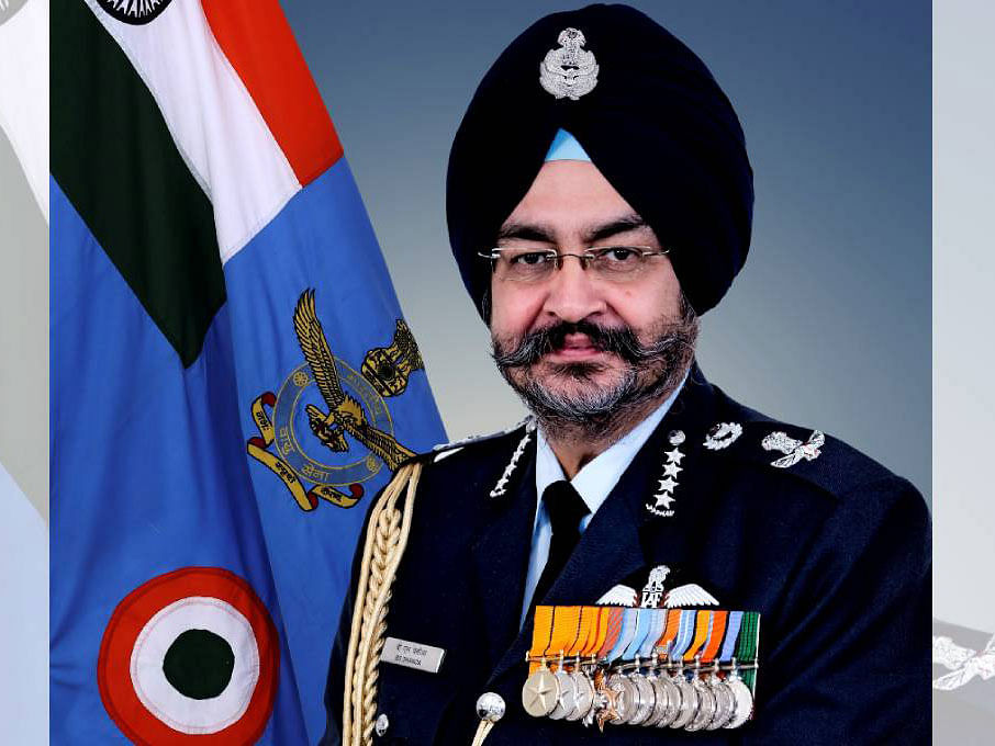 Indian air chief marshal Birender Singh Dhanoa