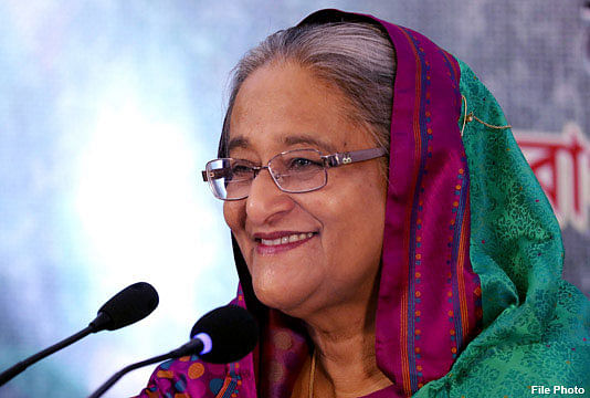 Prime minister Sheikh Hasina -- BSS file photo