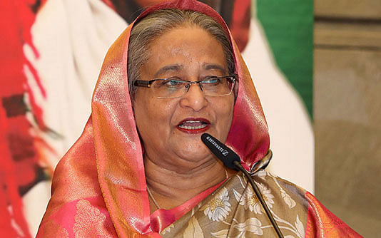 Prime minister Sheikh Hasina. Photo: BSS