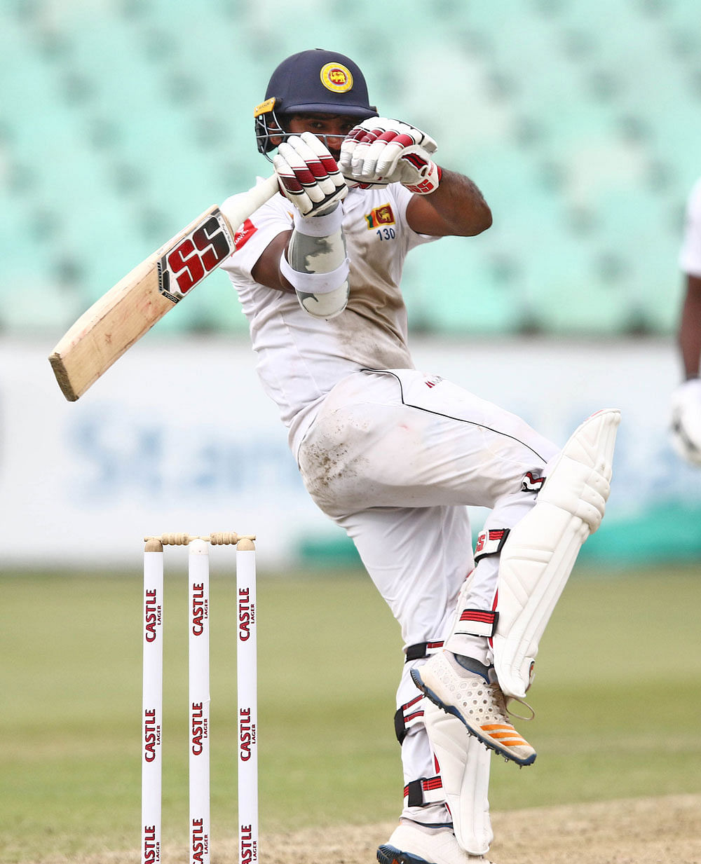 Sri Lanka`s Kusal Perera bats on day 4 of the first Test match between South Africa and Sri Lanka held at the Kingsmead Stadium in Durban on 16 February 2019. Photo: AFP