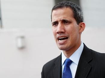 Venezuelan opposition leader and self-proclaimed interim president Juan Guaido speaks during an interview with Reuters in Caracas, Venezuela on 31 January 2019. Photo: Reuters