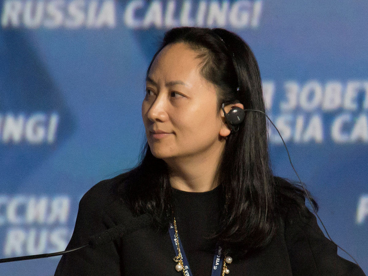 Meng Wanzhou, executive board director of the Chinese technology giant Huawei, attends a session of the VTB Capital Investment Forum `Russia Calling!` in Moscow, Russia on 2 October 2014. Photo: Reuters